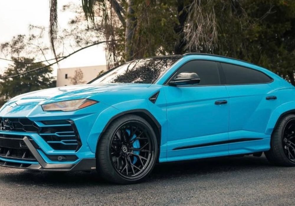 Blue Widebody Urus | Go Crazy Exotics Car Rentals