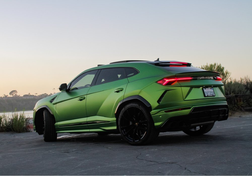 Green Lamborghini Urus | Go Crazy Exotics Car Rentals