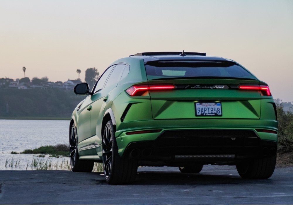 Green Lamborghini Urus | Go Crazy Exotics Car Rentals